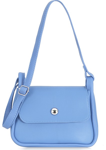 Orijinal Kadın Şık & Mini Çapraz Ayarlanabilir Askılı Lüks Yumuşak Deri Kapaklı Küçük Omuz Çantası