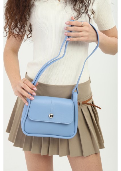 Orijinal Kadın Şık & Mini Çapraz Ayarlanabilir Askılı Lüks Yumuşak Deri Kapaklı Küçük Omuz Çantası fiyatları