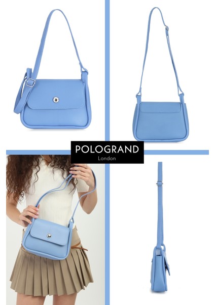 Orijinal Kadın Şık & Mini Çapraz Ayarlanabilir Askılı Lüks Yumuşak Deri Kapaklı Küçük Omuz Çantası fırsatları