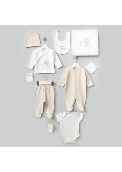 Bebitof Sevimli Kaplan 10 Parça Hastane Çıkışı 10095 Ekru