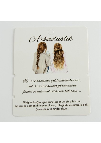 Arkadaşlık Bileklik Kartı