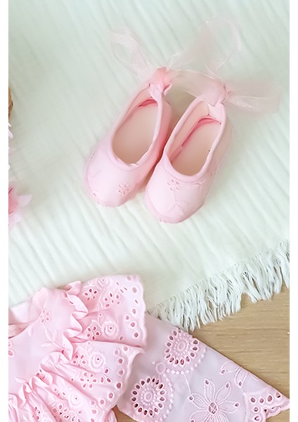 Kız Bebek Pembe Mevlüt Elbisesi Gelinlik Fransız Dantelli Mevlit Takımı Bebek Mevlütlük Seti STL6983 modelleri