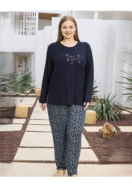 Battal Vıskon Uzun Kollu Pijama Takımı 250495