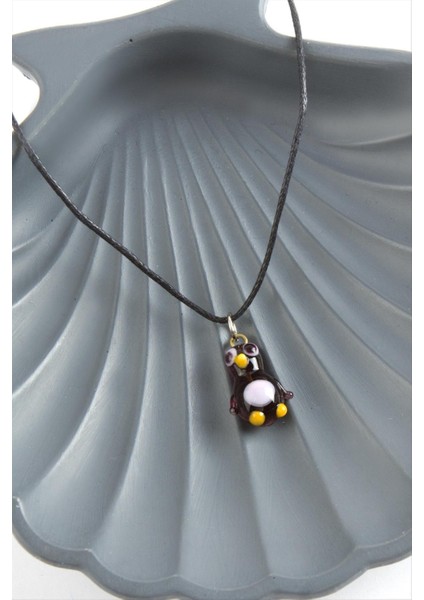 Penguen Cam Kolye