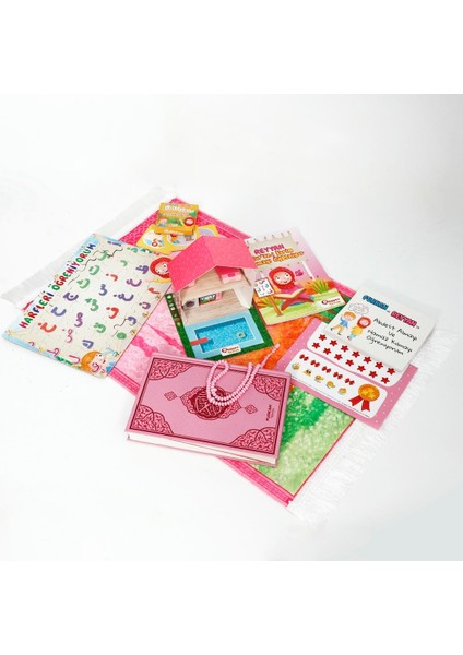 Reyyan Çocuk 12 Parça Dinimi Öğreniyorum Seti Pembe fiyatları