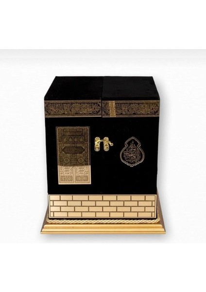 Kur’an-I Kerim Muhafazalı Kabe Maket Hafız Boy Kur’an-I Kerim Yazı Hatıra Hediyelik modelleri
