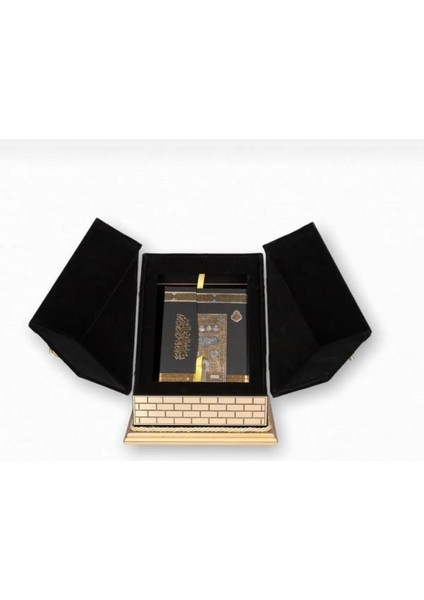 Kur’an-I Kerim Muhafazalı Kabe Maket Hafız Boy Kur’an-I Kerim Yazı Hatıra Hediyelik fırsatları