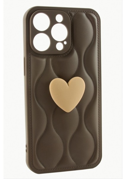 iPhone 15 Pro Max Kalpli Lüx Silikon Kılıf