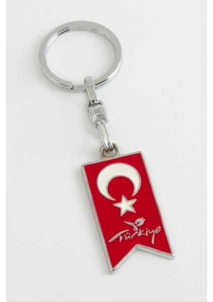 Ay Yıldız Metal Anahtarlık