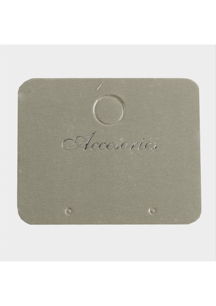 Gri Küpe Kartı 200 Adet