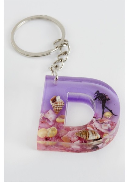 D Harfli Epoksi Anahtarlık fiyatları