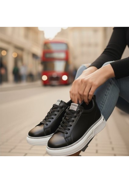 Siyah Simli Sneakers Premium Kadın Ayakkabı fiyatları