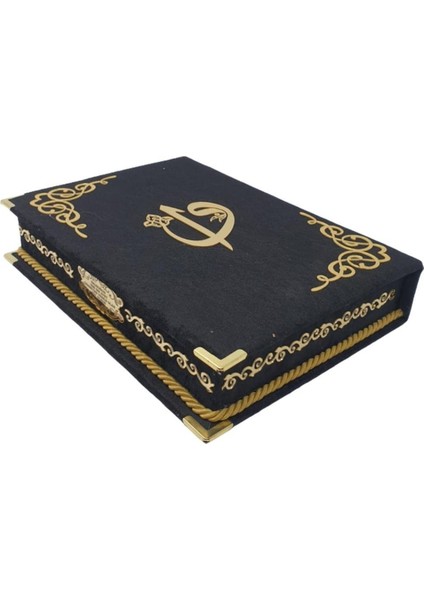 Öğretmenler Günü Hediye Kuranı Kerim Seti Özel Kadife Kutulu Siyah fırsatları