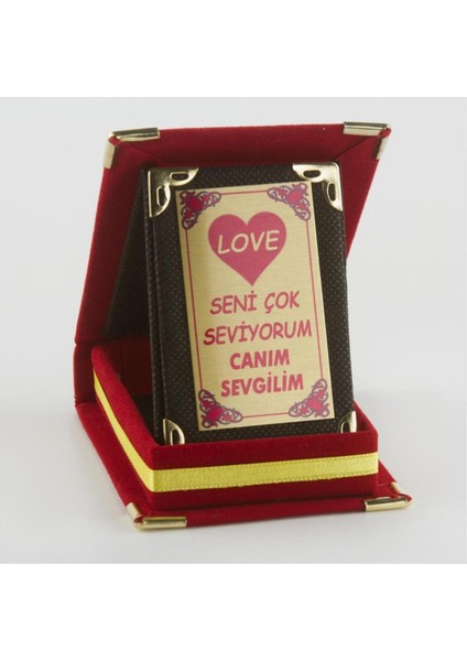 Seni Çok Seviyorum Canım Sevgilim Plaket