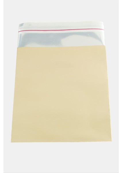 11*17 Sarı Renkli Metalize Hediyelik Poşet Paketi 100 Adet