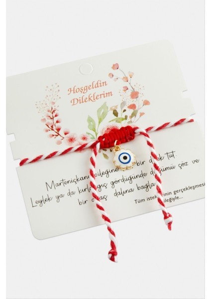 Çiçek Nazar Marteniçka Makrome Ip Bileklik