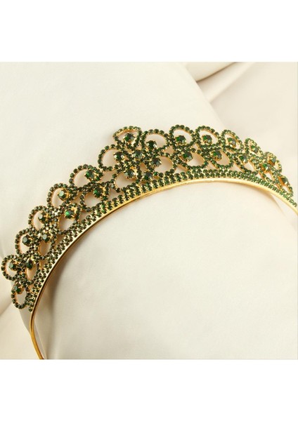 Lüks Taşlı Gelin Taçı modelleri