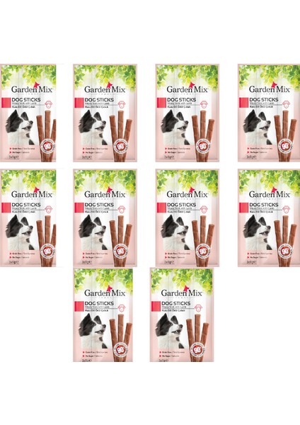 Kuzu Etli Köpek Stick Ödül 3*11G 10'lu modelleri