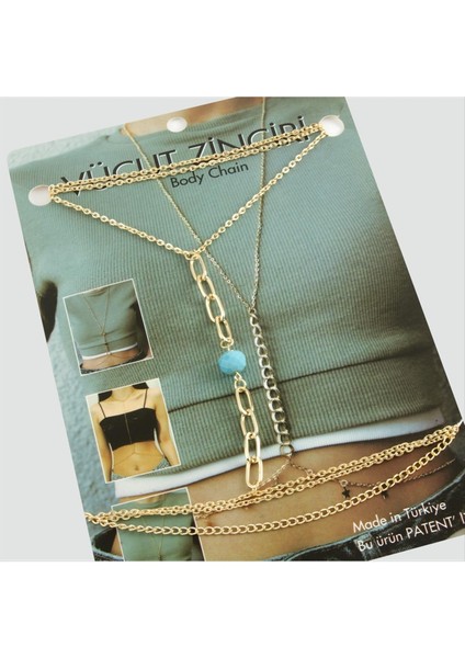 Oval Kristal Vücut Zinciri modelleri