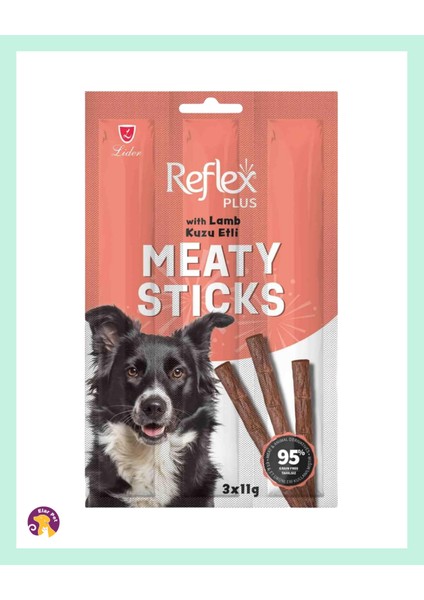 Meaty Sticks Köpek Ödül Çubuğu 3 x 11 gr 4 Paket indirimleri