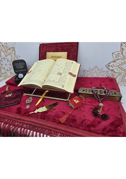 Kişiye Özel Kuranı Kerim Seti Ful Set Mealli Kuran modelleri