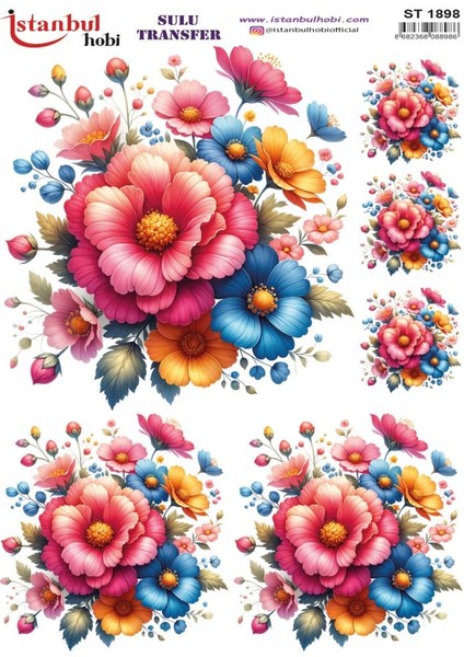 Sulu Transfer Kağıdı 25X35CM ST-1898