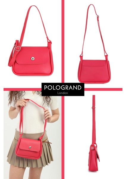 Orijinal Kadın Şık & Mini Çapraz Ayarlanabilir Askılı Lüks Yumuşak Deri Kapaklı Küçük Omuz Çantası fırsatları