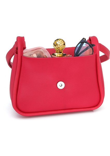 Orijinal Kadın Şık & Mini Çapraz Ayarlanabilir Askılı Lüks Yumuşak Deri Kapaklı Küçük Omuz Çantası indirimleri