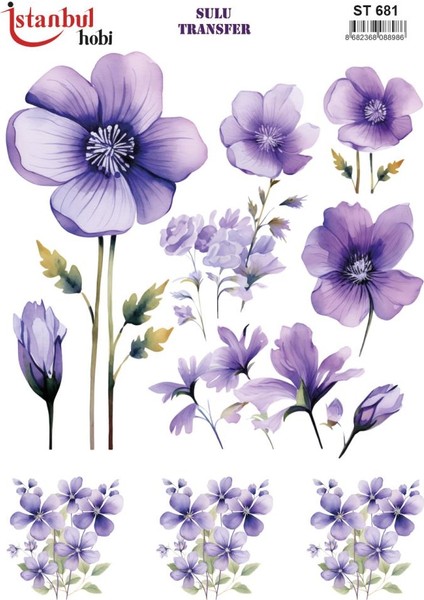 Sulu Transfer Kağıdı 25X35CM ST-681