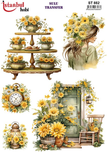 Sulu Transfer Kağıdı 25X35CM ST-882