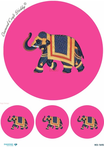 Diamond Pirinç Dekopaj Kağıdı - 1492