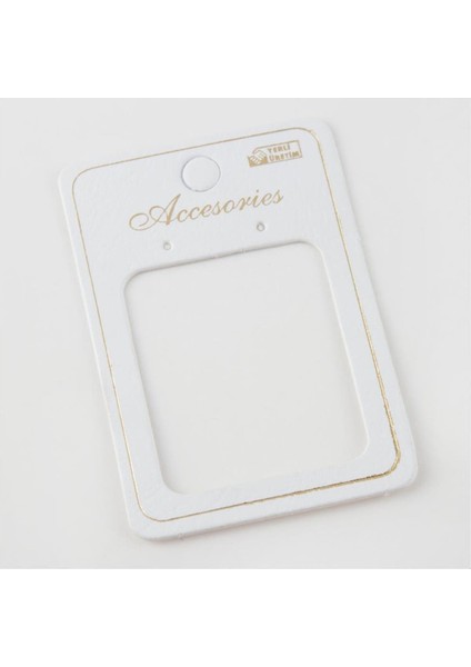 Pencereli Lüx Küpe Kartı 100 Adet