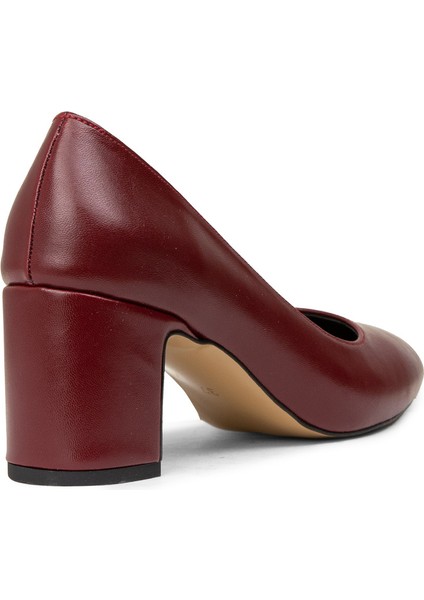 Kadın Bordo Günlük Topuklu Ayakkabı - K7200ZBRDM01 fiyatları