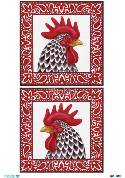 Diamond Pirinç Dekopaj Kağıdı - 1179