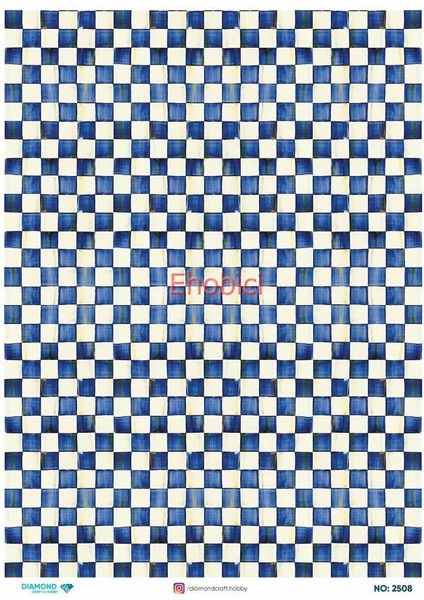 Diamond Pirinç Dekopaj Kağıdı - 2508