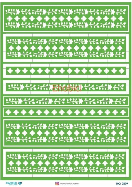 Diamond Pirinç Dekopaj Kağıdı - 2579