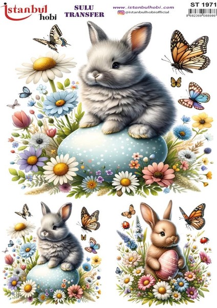 Sulu Transfer Kağıdı 25X35CM ST-1971