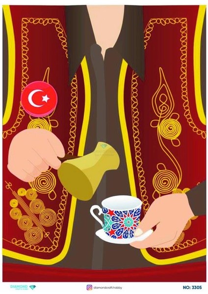 Diamond Pirinç Dekopaj Kağıdı - 3305