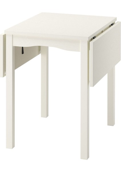 Katlanır Mutfak Masası, Beyaz, 2-4 Kişilik, Katlanabilir, 55/82/109X74 cm