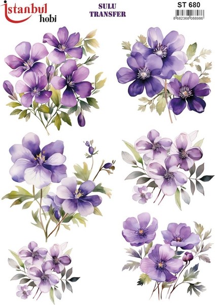 Sulu Transfer Kağıdı 25X35CM ST-680