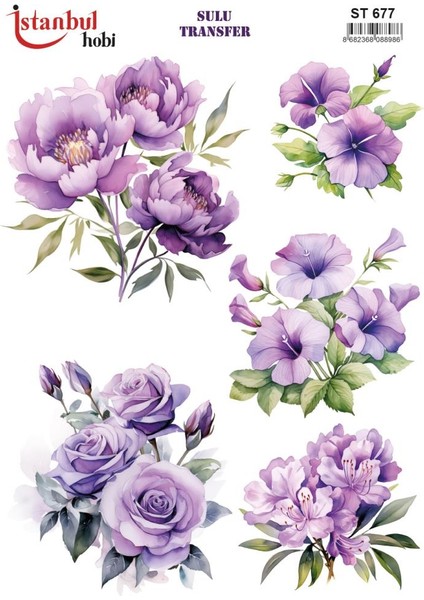 Sulu Transfer Kağıdı 25X35CM ST-677