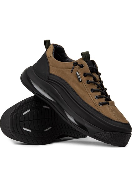 Erkek Hakiki Deri Kahverengi Spor Ayakkabı - 25500MKHVC01 modelleri