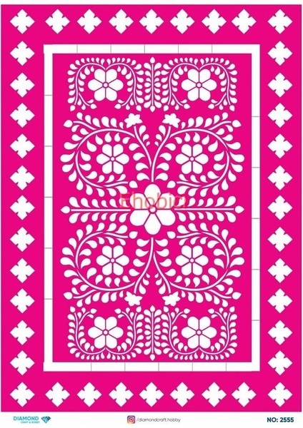 Diamond Pirinç Dekopaj Kağıdı - 2555