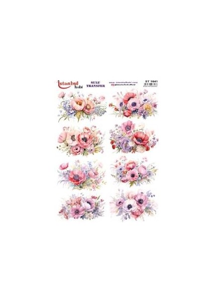 Sulu Transfer Kağıdı 25X35CM ST-1641