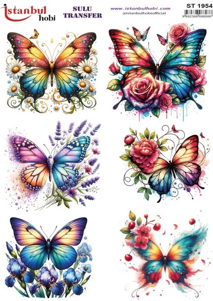 Sulu Transfer Kağıdı 25X35CM ST-1954