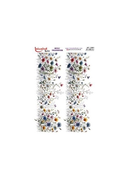 Sulu Transfer Kağıdı 25X35CM ST-1291