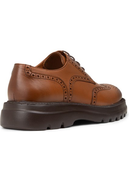 Erkek Hakiki Deri Taba Renk Günlük Ayakkabı - 01696MTBAE01 fiyatları