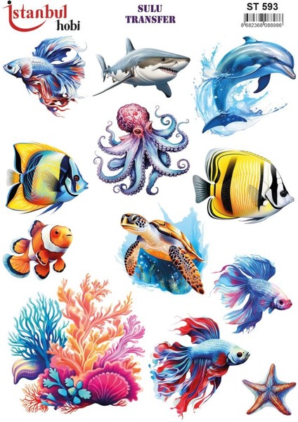 Sulu Transfer Kağıdı 25X35CM ST-593