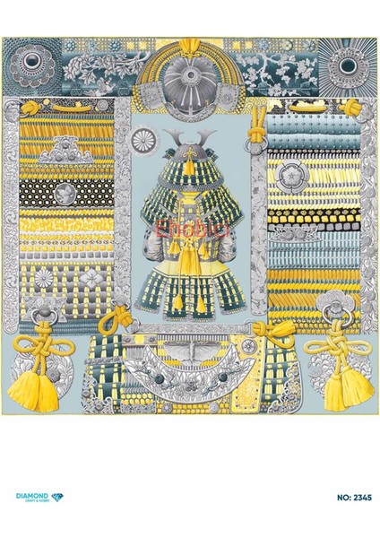 Diamond Pirinç Dekopaj Kağıdı - 2345