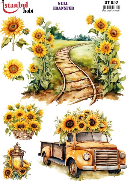 Sulu Transfer Kağıdı 25X35CM ST-952